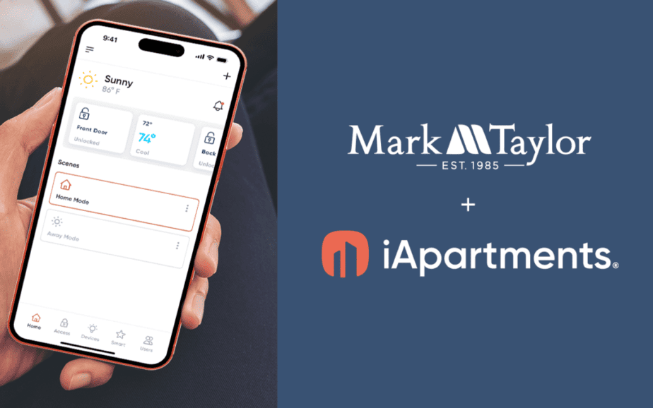 Mark-Taylor Residential Partners with iApartments to Centralize Leasing and Maintenance Services