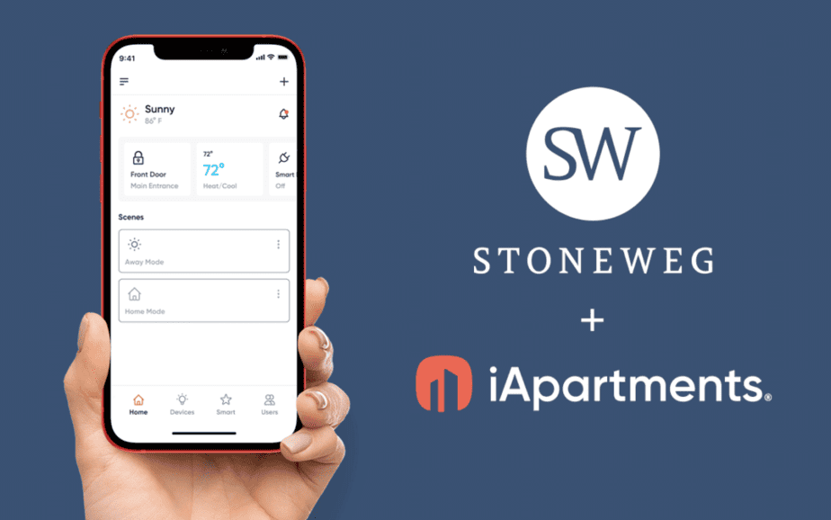 iApartments and Stoneweg Partnering on Smart Apartment Solutions to Optimize Efficiencies  For its A, B, and C Class Assets Portfolio-wide